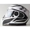 31306 6 vyklapeci prilba maxx ff950 black white