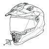 39437 39437 prilba scorpion adf 9000 air solid perl mat