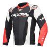 Kožená bunda IXON VORTEX 3 red 1027 (Velikost XL)