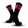 43733 ponozky 4sr stripes pink