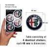 44096 3 44096 3 samolepky alfa romeo arch 4 ks
