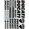 45704 samolepky ducati cerne