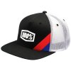 Kšiltovka Cornerstone Trucker 100% černá/bílá
