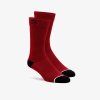 53369 ponozky 100 solid usa cervena velikost s m