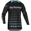 Dres FLY RACING EVOLUTION DST. USA 2024 (černá/modrá) (Velikost XL)
