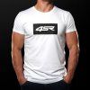 Tričko 4SR Logo Carbon white (Velikost XL)