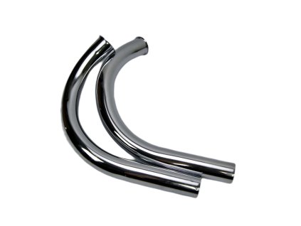 Kolena výfuku doutník / rovný tlumič JAWA 350 - 634 (sada L+P) ,,TW