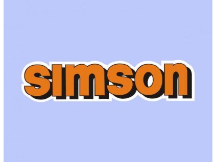 Nálepka nádrže Simson hnědá