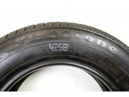 Letní Firestone 155/80R13 - 4ks  - vzorek cca 5,6 mm