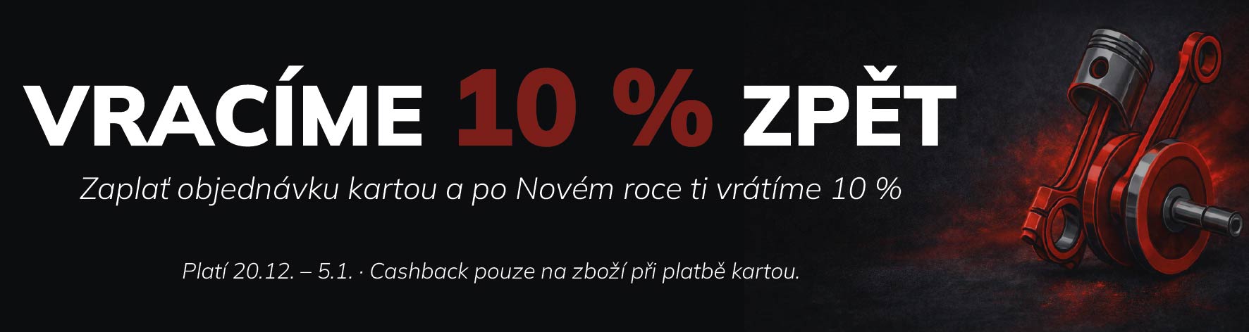 VRACÍME 10 % ZPĚT NA ZBOŽÍ
