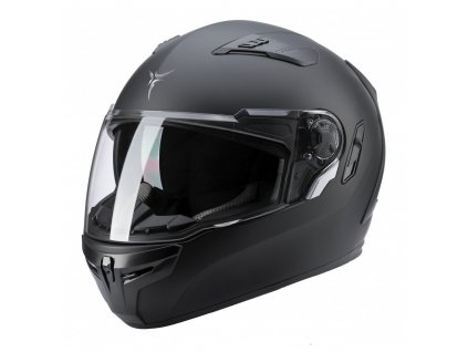 integralna helma na motorku seca falcon ii pinlock cerna matna