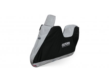plachta na motorku aquatex highscreen scooter prevedenie pre vysoke plexi oxford cerna stribrna uni velkost i298025
