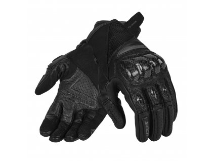 motorukavice seca summer short II čierne