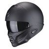 Prilba na motorku s maskou Scorpion EXO-COMBAT II Solid čierna matná