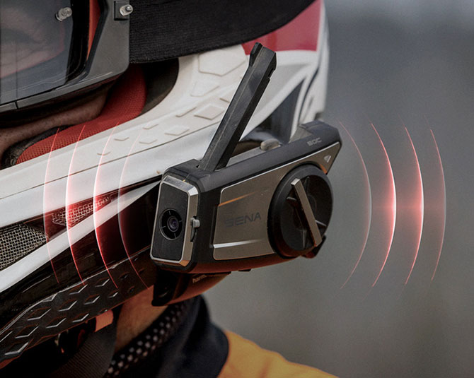 Interkom s kamerou na motorku SENA 50C