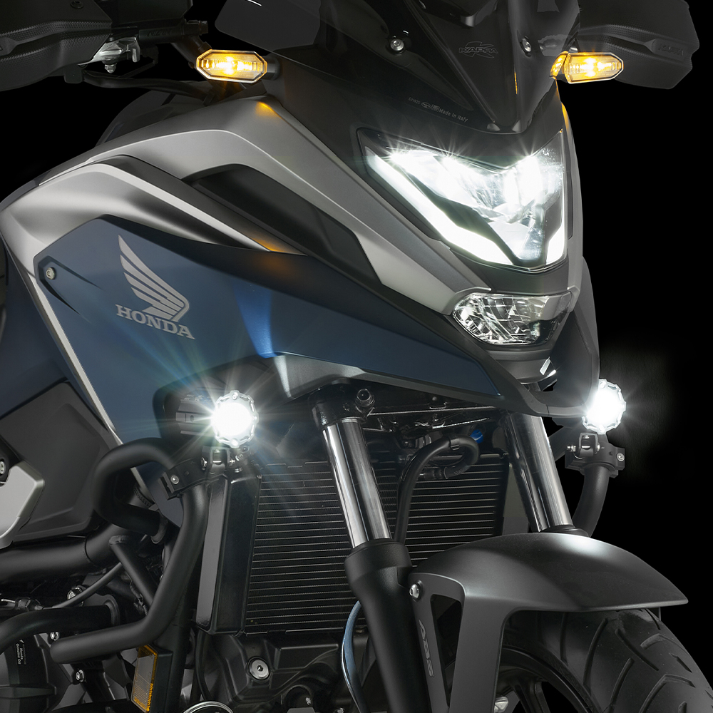 Přídavná LED světla na motorku Kappa KS311