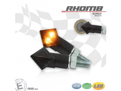 7762 led blinkry na motorku rhomb posledni 1 par skladem