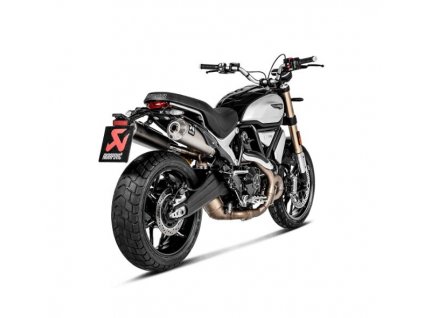 13159 vyfuk akrapovic slip on line titan na ducati scrambler 1100 18 20