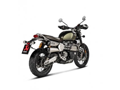 18301 vyfuk akrapovic slip on line titan na triumph scrambler 1200 xc xe 19 20