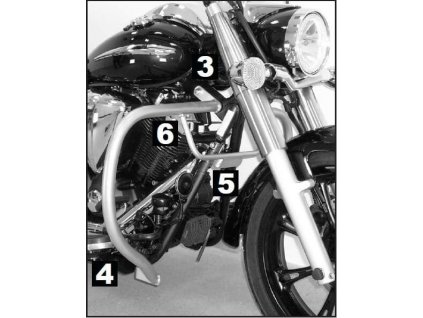 25744 padaci ram na yamaha xvs 950 a midnight star 09 chrom