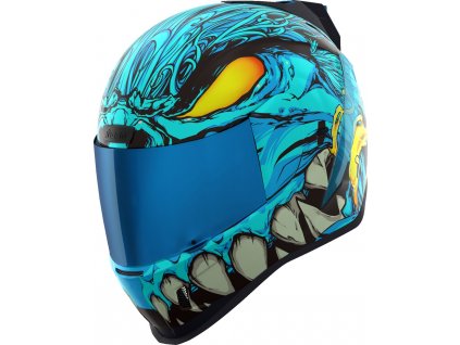 Helma na motorku ICON AIRFORM MIPS MANIK RR světle modrá