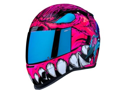 0101 17023 Helma na motorku ICON AIRFORM MIPS MANIK RR ruzova