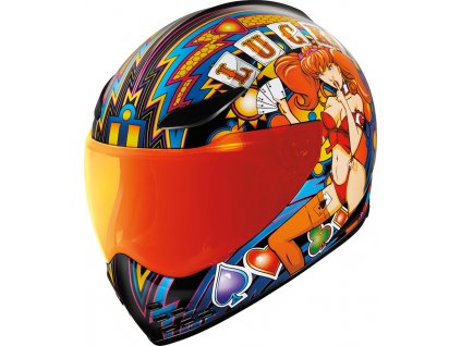 Integrální helma na motorku ICON DOMAIN LUCKY LID 4