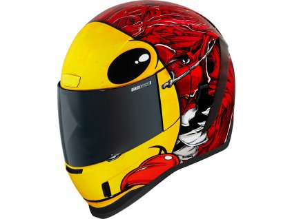 Integrální helma na motorku ICON AIRFORM MIPS BROZAK červená