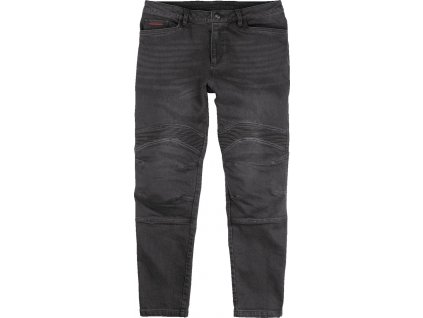 Moto kalhoty SLABTOWN JEANS pánské, černé