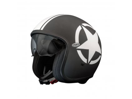 Otevřená helma PREMIER VINTAGE STAR 9BM černá
