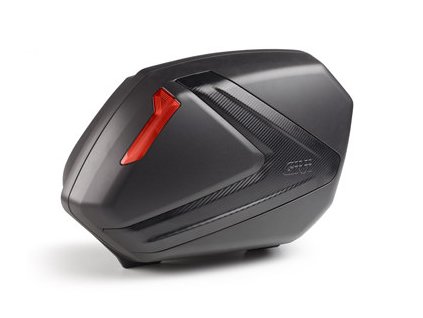 Boční kufry GIVI V37NN 2x37L černé, červené reflektory