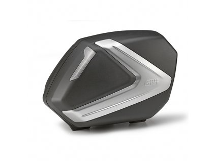 Boční kufry GIVI V37NT 2x37L černo stříbrné, kouřové reflektory