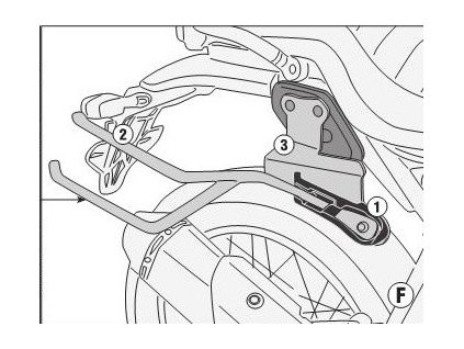 TR9055K nosič bočních brašen ROYAL ENFIELD Scram 411 (22-23)