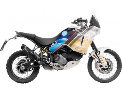 Výfuk Ducati DesertX (22-24) LeoVince LV ONE EVO Black