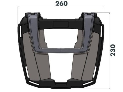 6617510 01 01 Nosic horniho kufru EasyRack na KTM 690 Duke, R (12 )