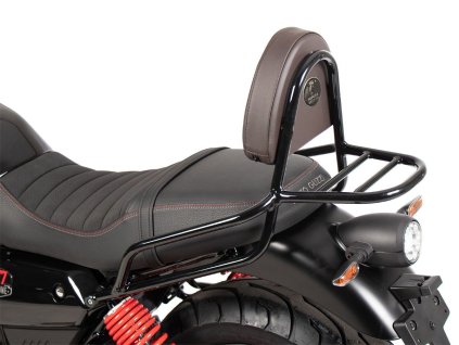 611558 01 01 Operka spolujezdce Moto Guzzi V7 Stone Special Edition (22 23) s nosicem, hneda