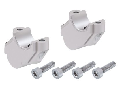 4245653 00 09 Zvyseni riditek BMW F 800 GS (08 18) H 30 mm, 15 mm stribrne