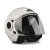 6559 1 otevrena prilba na motorku smk cooper unicolor bila