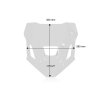 HO071T Plexi na Honda CRF 1100 L Africa Twin (24 25) Sport cire 7