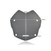 BM045FS Plexi na BMW R 1200 GS, Adv. (13 18), R 1250 GS, Adv. (18 23) Rallye tmave kourove 6
