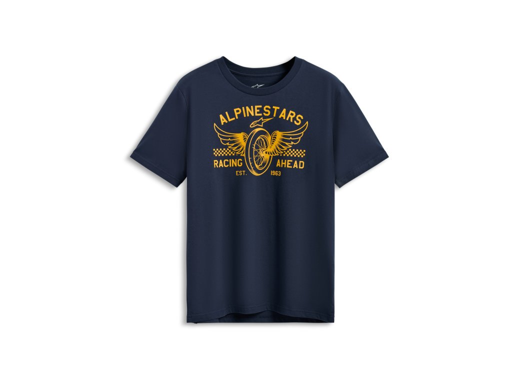 triko HERITAGE PATCH CSF, ALPINESTARS (modrá) (Velikost/Provedení S)
