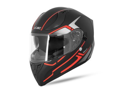 Integrální přilba W-TEC Vesco (Velikost Barva Glossy Black-Neon Yellow, Velikost XS (53-54))