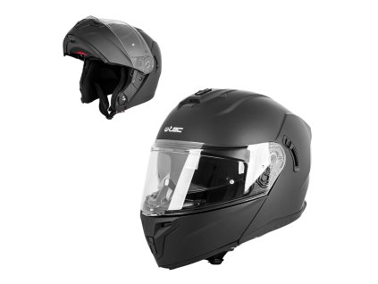 Výklopná přilba W-TEC Benidor (Velikost Barva matně černá, Velikost XS (53-54))