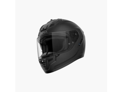 Mesh přilba s headsetem Phantom ANC, SENA (matná černá) (Velikost/Provedení S)