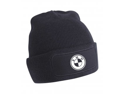 Zimní čepice s motivem BMW černá