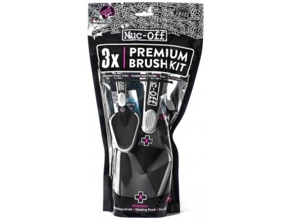 MUC-OFF Premium Brush Kit Set sada 3 kartáčů