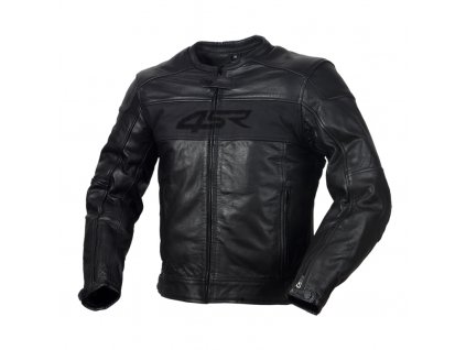 4SR HOOLIGAN BLACK VELVET pánská kožená moto bunda