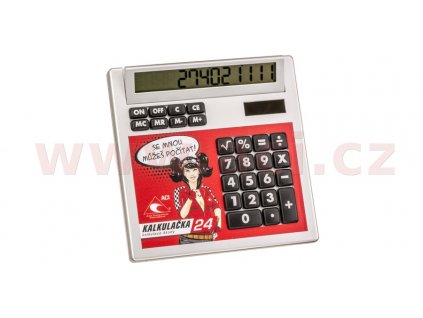 Tlačítková kalkulačka s potiskem ACI