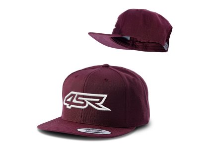 4SR cap Bordeaux Snapback 3