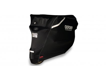 plachta na motorku Protex Stretch Outdoor s klimatickou membránou, OXFORD (černá)